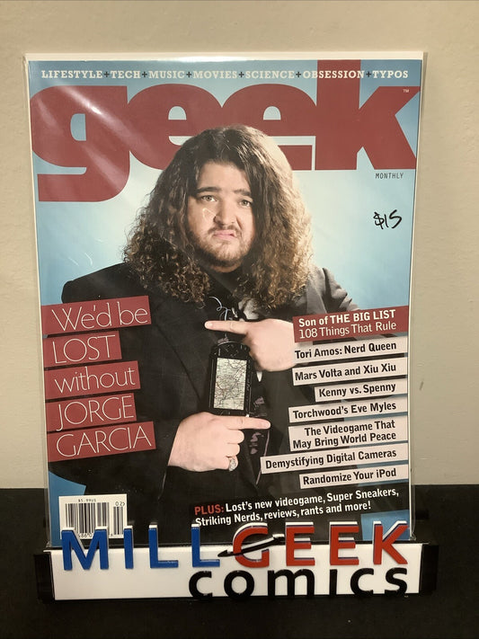 Geek Monthly Magazine (February 2008) The Big List Issue, Jorge Garcia