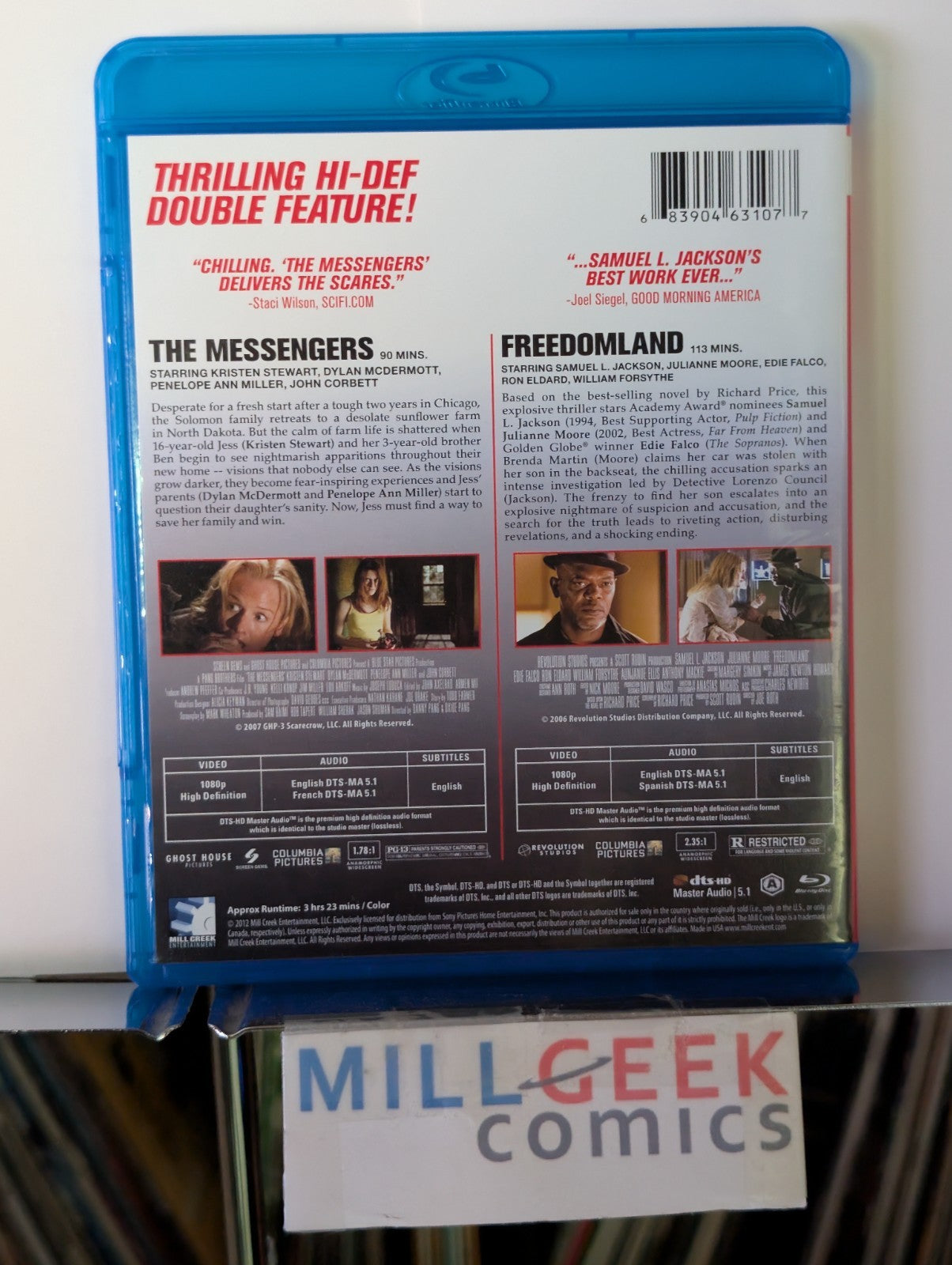 The Messengers / Freedomland, Double Feature (Blu Ray) -JD