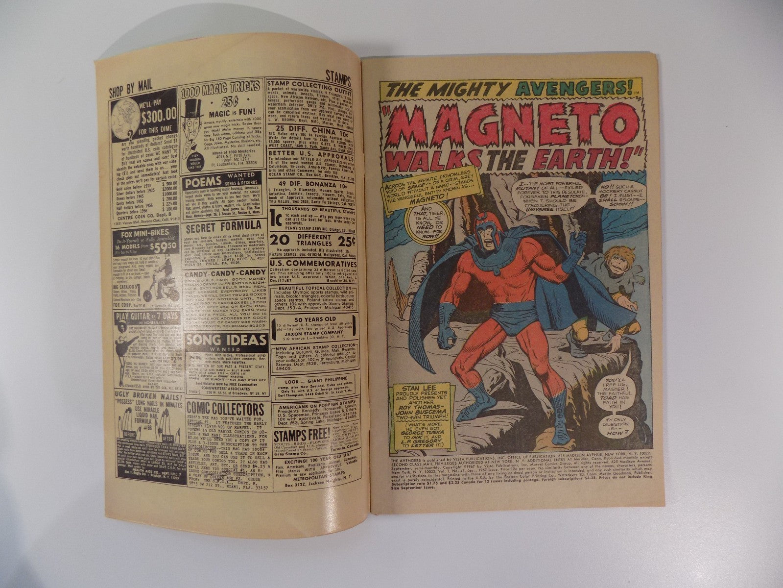 Avengers #47 Marvel Comic December 1967 Fine-