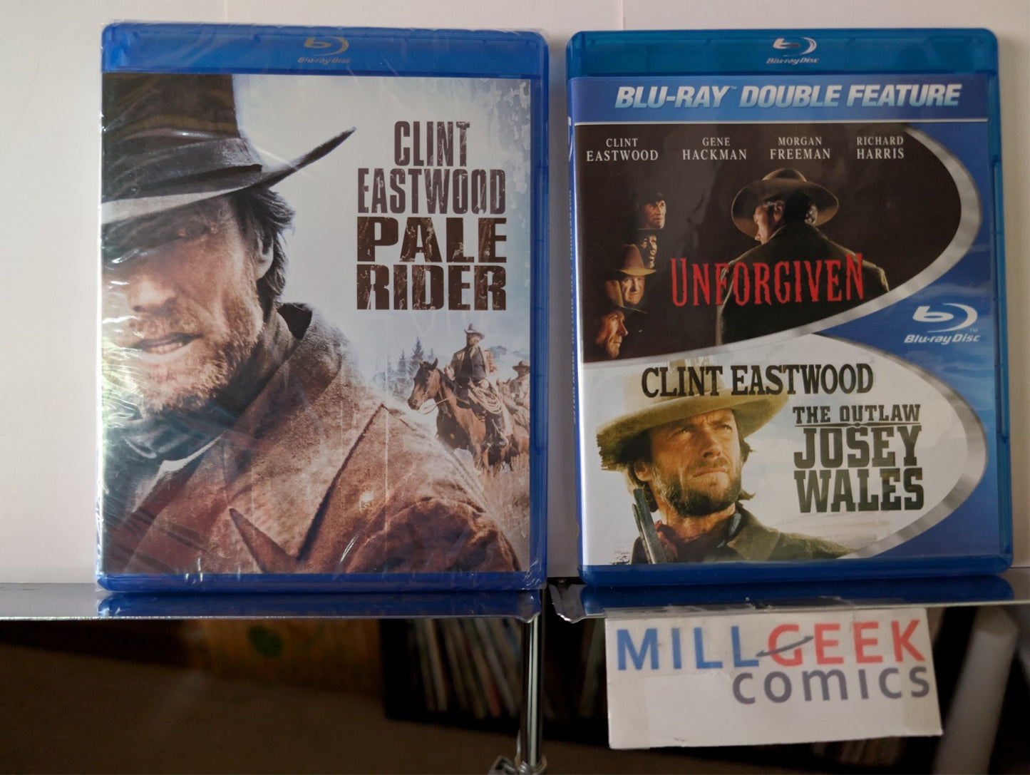 Pale Rider / Unforgiven / The Outlaw Josey Wales, 3 Clint Eastwood (Blu-Ray) -JD