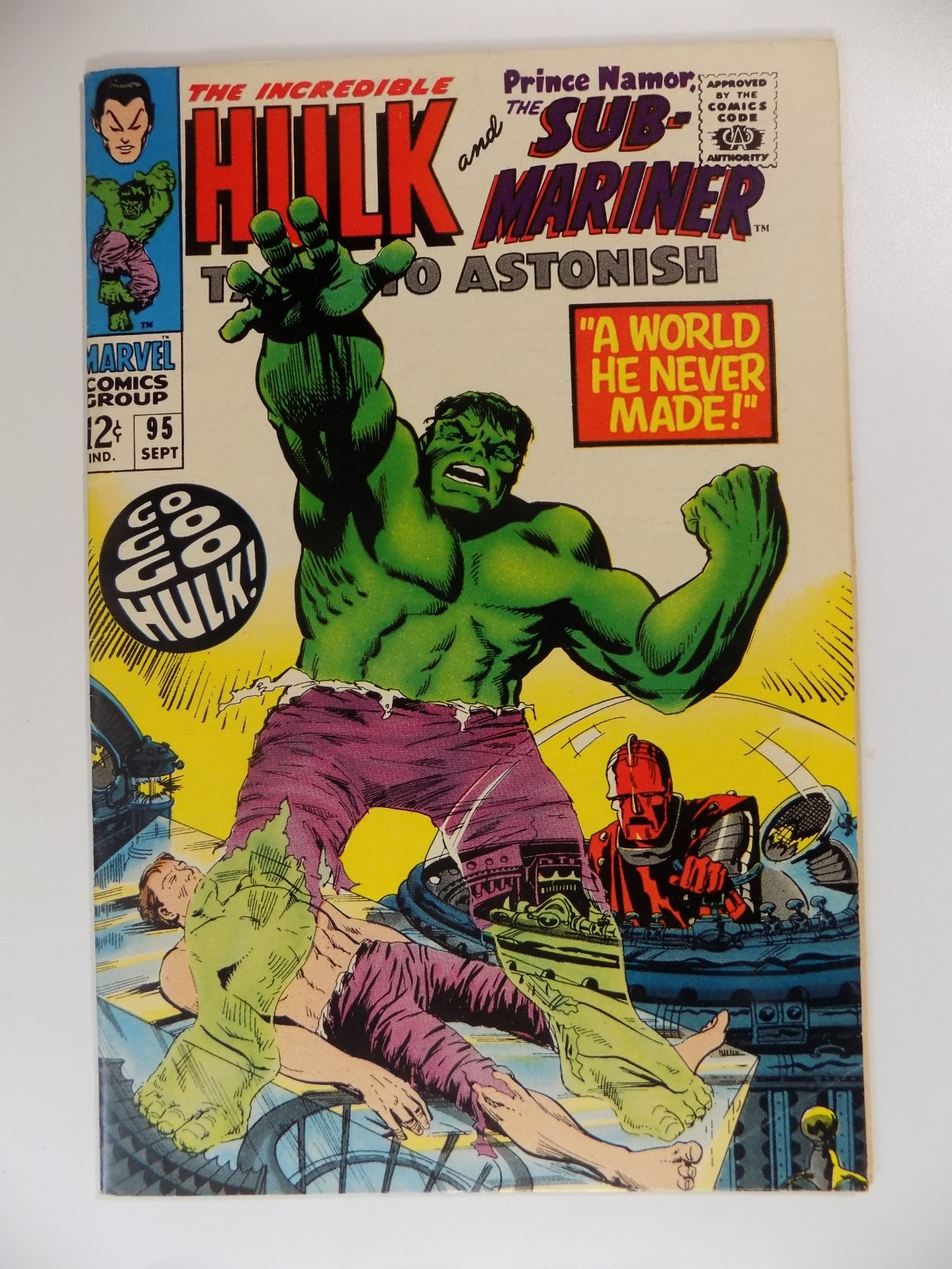 Tales to Astonish #95 Marvel Comic September 1967 Very Fine-