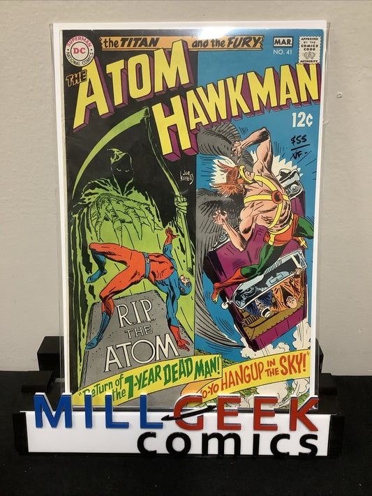 The Atom & Hawkman #41 (DC Comics February-March 1969) VF- (7.5) Gardner Fox