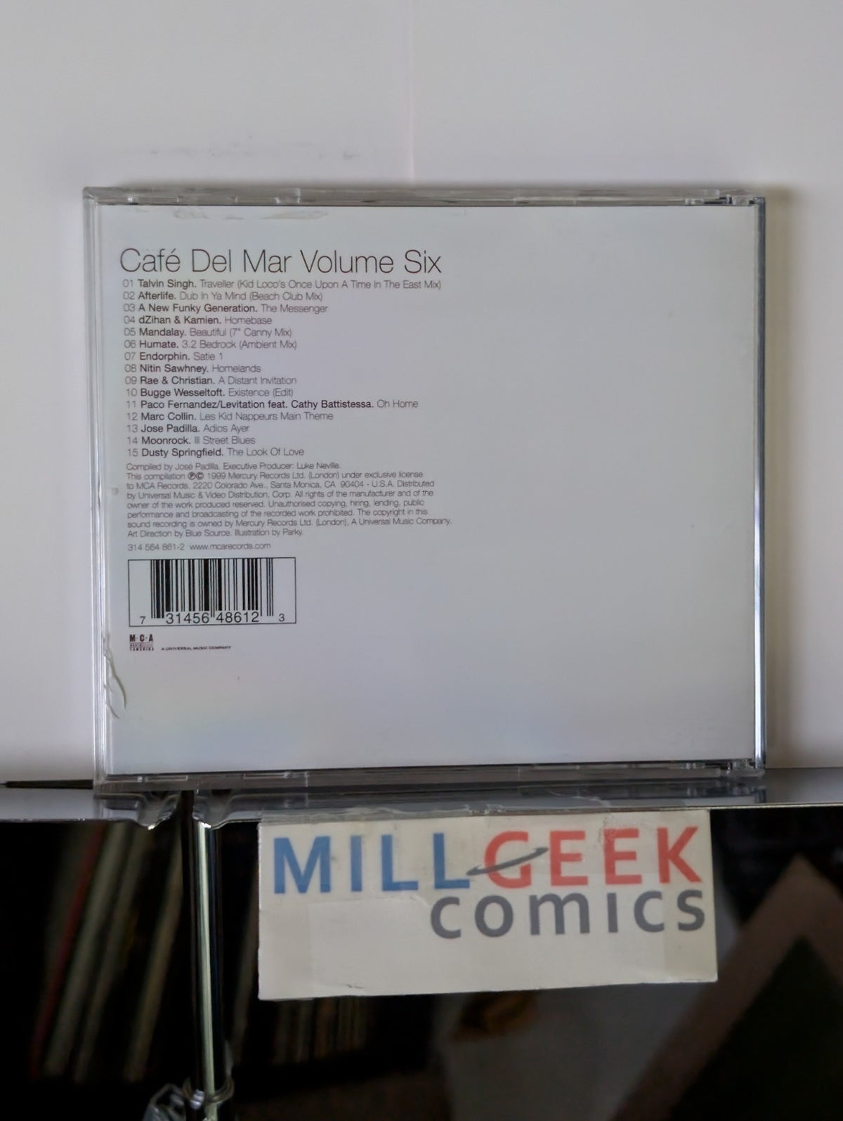 Cafe del Mar, Volume 6 - Compiled by Jose Padilla (CD 1999) Like New -JD