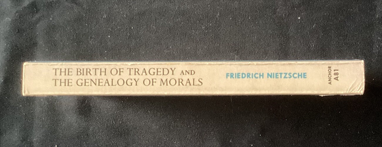 Friedrich Nietzsche The Birth of Tragedy & The Genealogy of Morals VINTAGE -JD