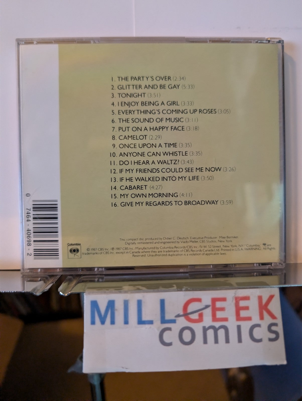 Broadway Music 2 CD Lot (Topsy-Turvy Soundtrack, Broadway Magic 1960s) -JD