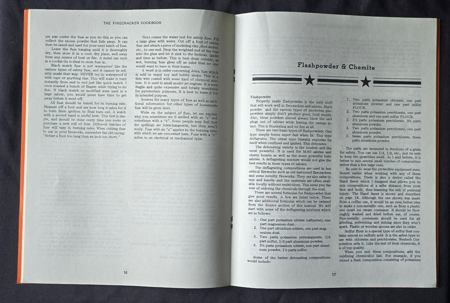 The Firecracker Cookbook by Edwin Lough - Educational Paperback!