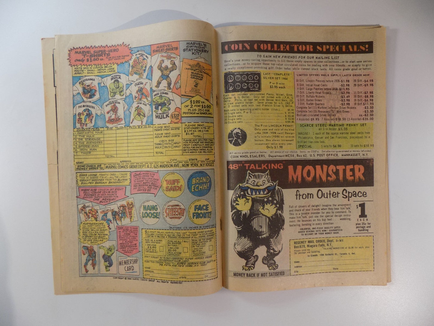 Strange Tales #158 Marvel Comic July 1967 Very Good+