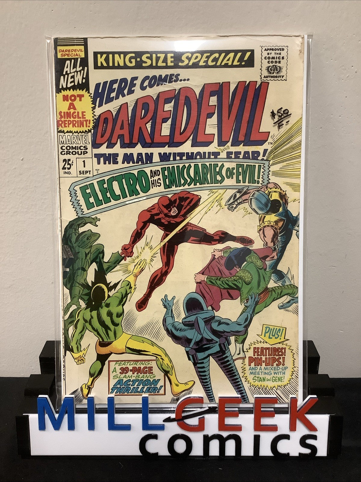 Daredevil Annual #1 (Marvel Comics September 1967) F- (5.5) Stan Lee/Gene Colan