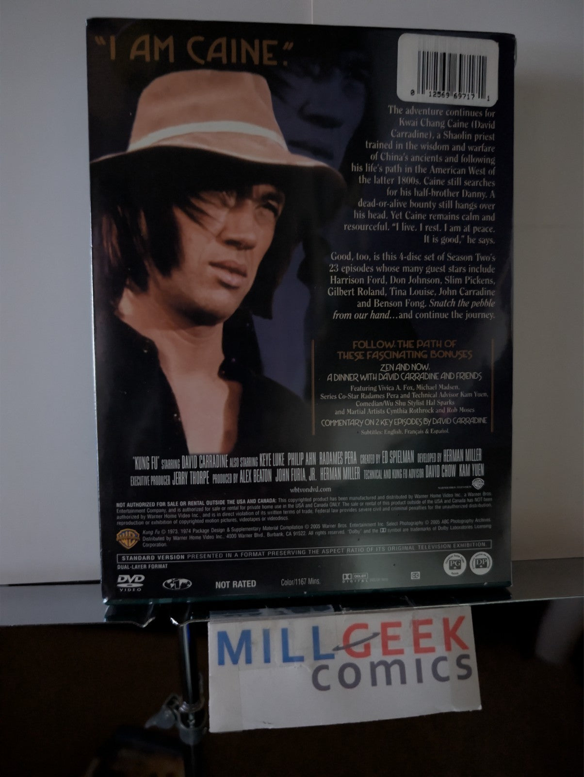 Kung Fu, David Carradine, Seasons 1-3 (DVD) Like New-JD