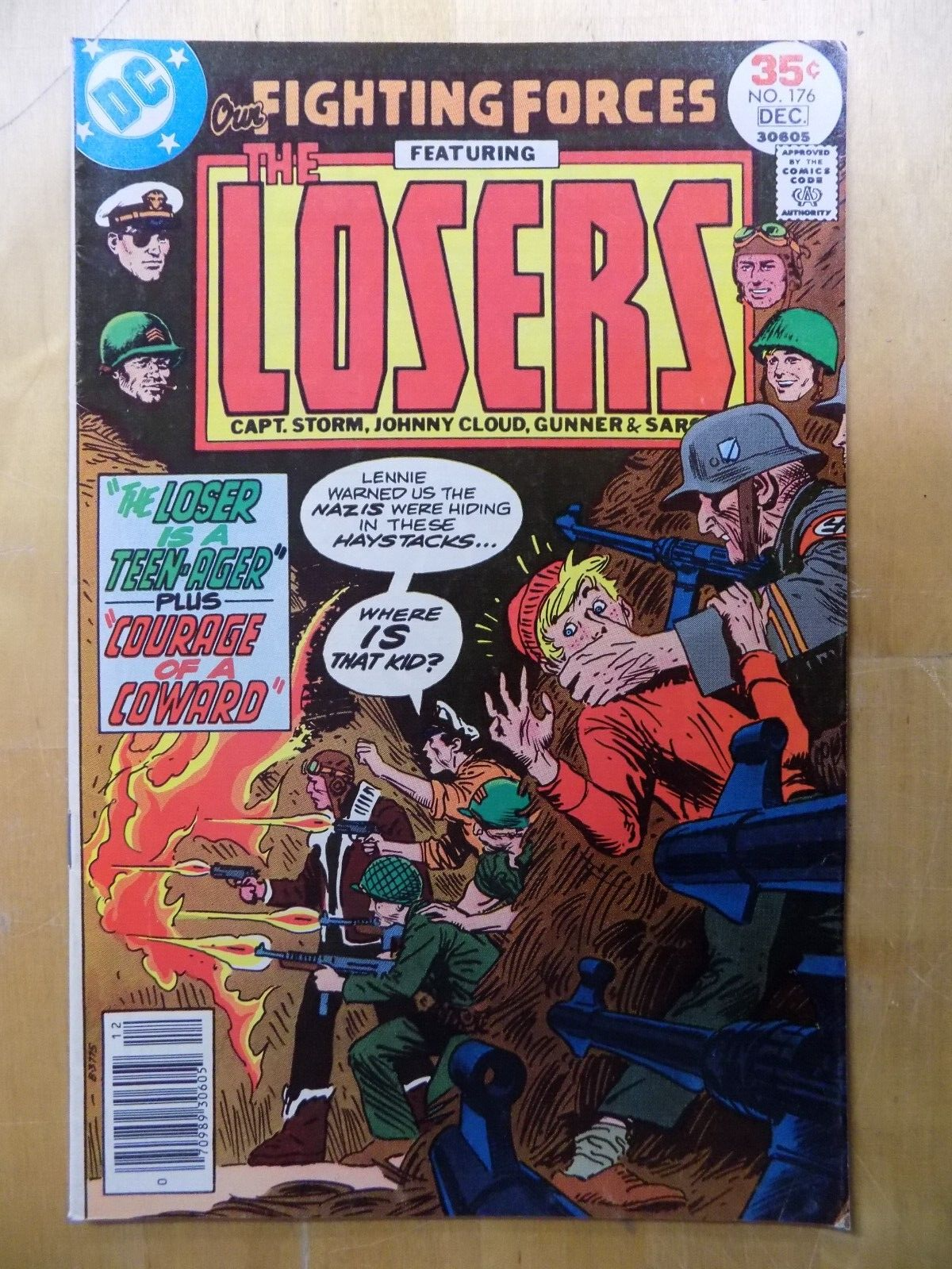 Our Fighting Forces featuring The Losers #175-181 Joe Kubert
