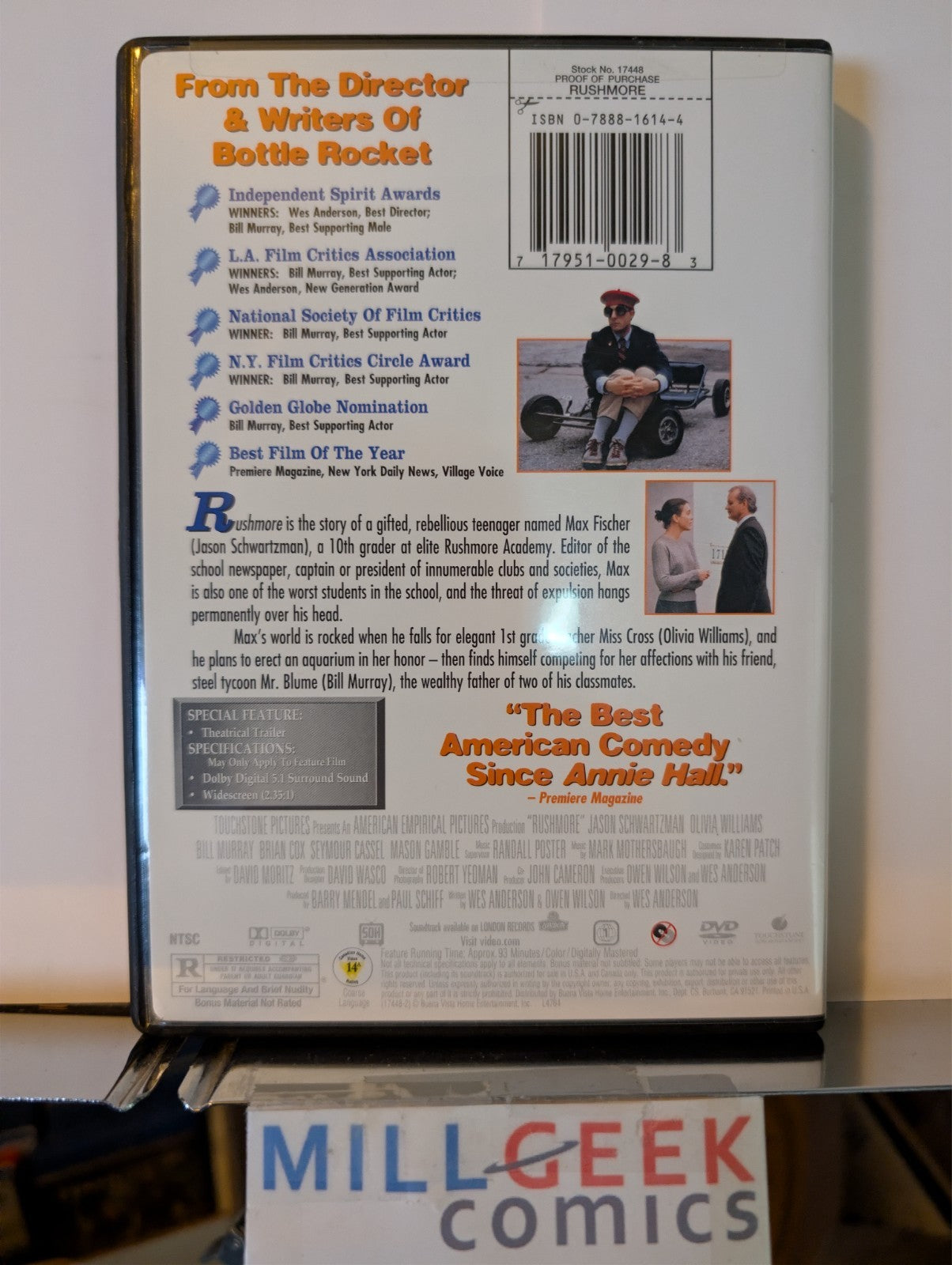 Brick / Rushmore / Go, 3 Movie Set (DVD) -JD