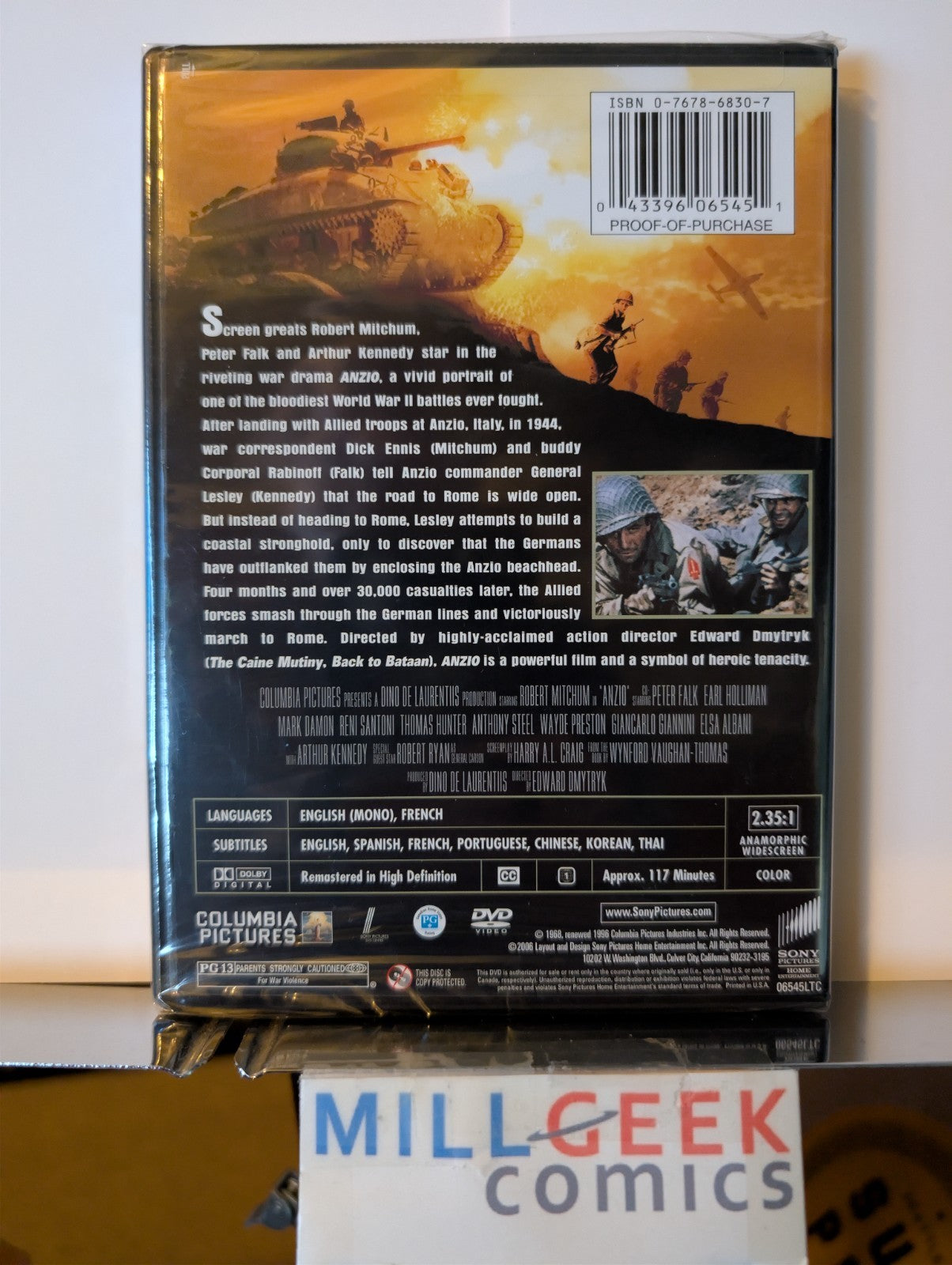 Is Paris Burning? / The Devil's Brigade / Anzio, 3 Movie lot (DVD) -JD