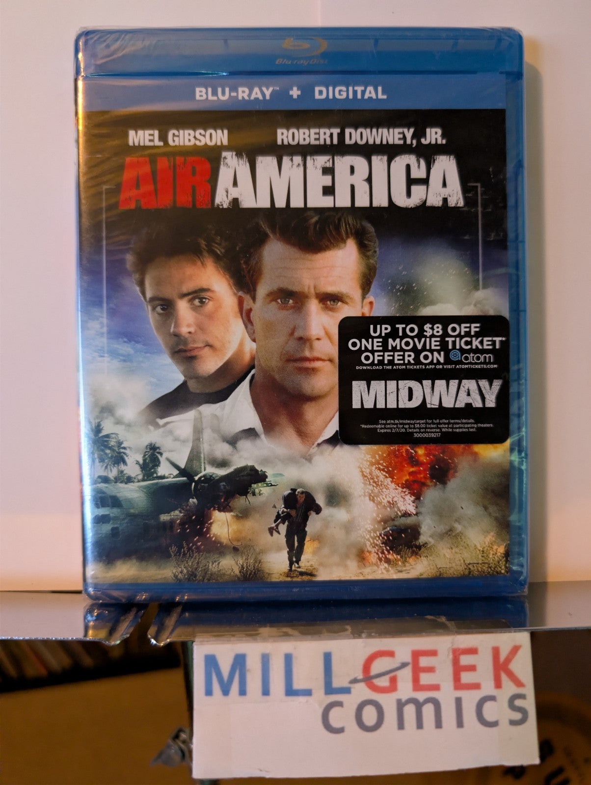 Air America, Mel Gibson & Robert Downey Jr (Blu-ray) -JD