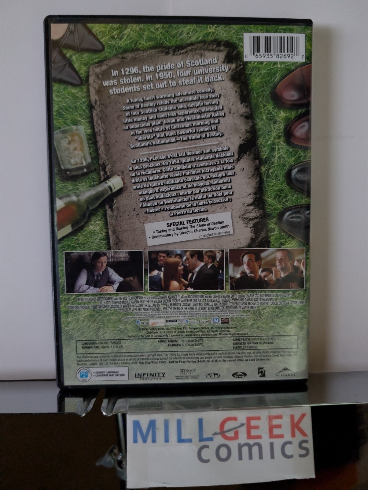 Into the West / La Vie En Rose / Stone of Destiny, 3 Movie Set (DVD) Like New-JD