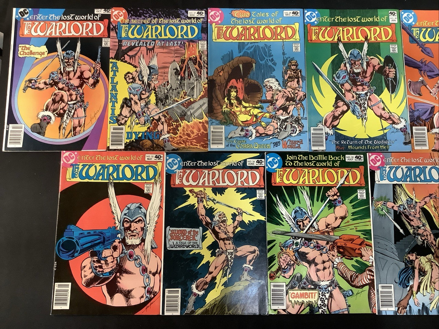 Warlord #1-86 + Annuals #1-4 & 1st Issue Special #8, 1st App Warlord, See Pics