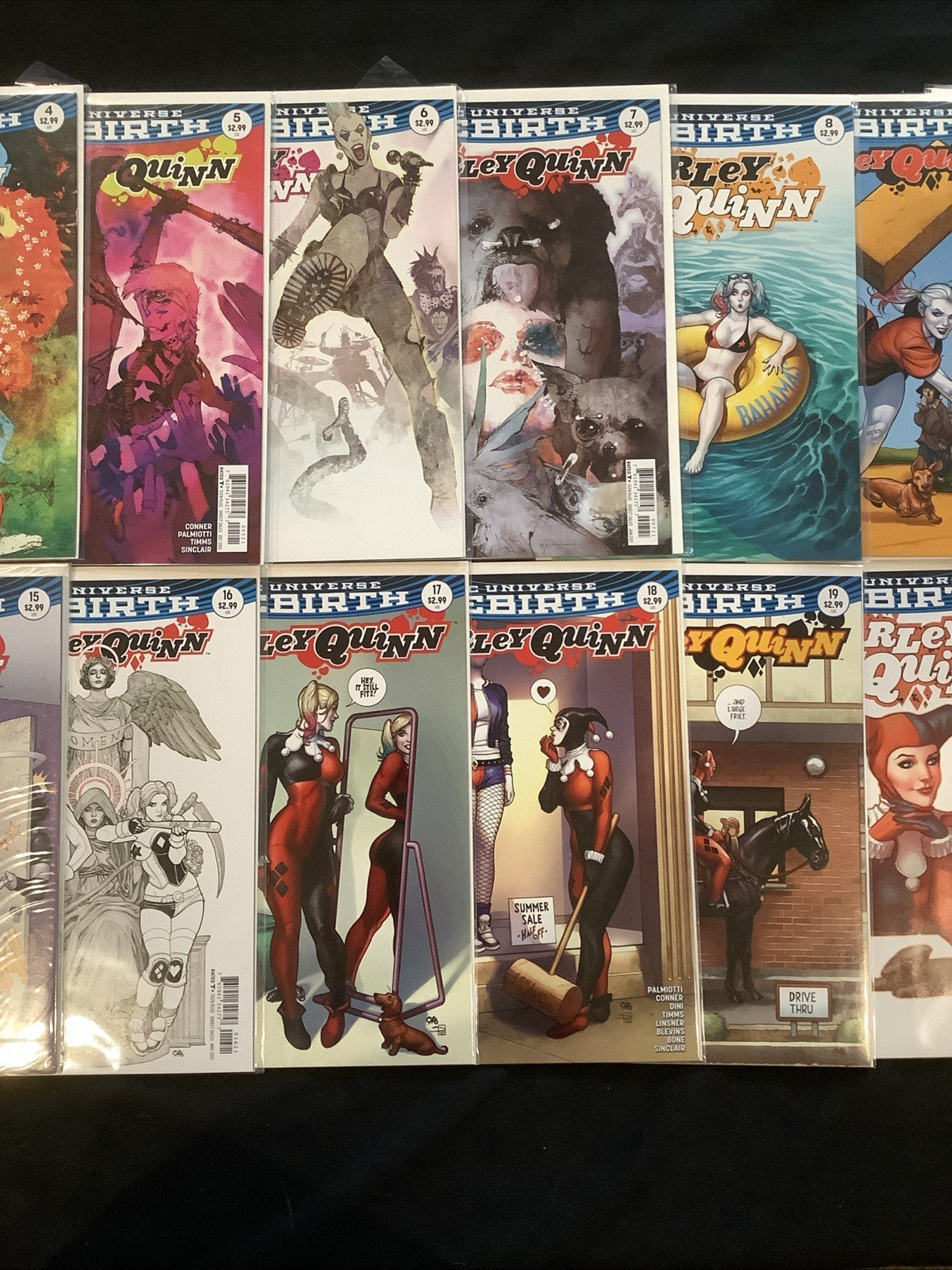 Harley Quinn #1-22 + Variant Covers Comic Lot, DC Comics, Amanda Conner, 2016