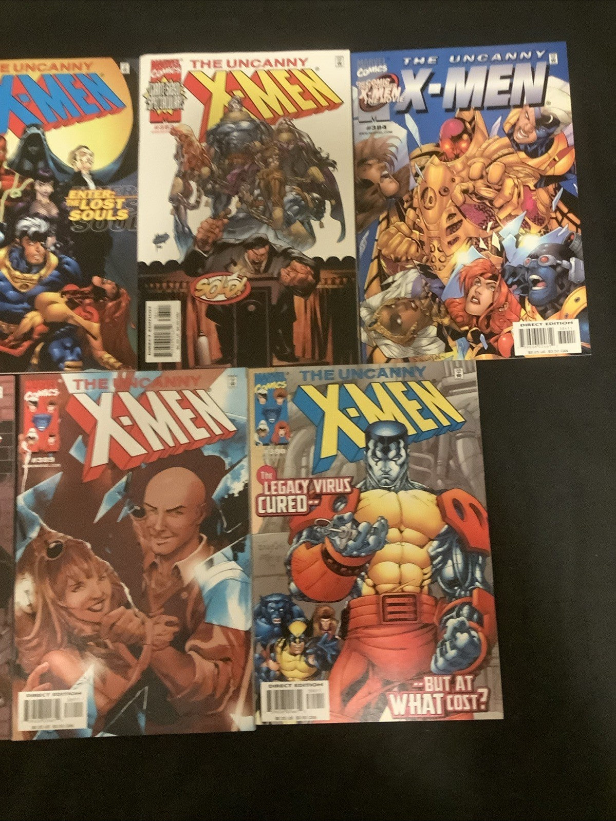 The Uncanny X-Men #378-390 Comic Lot, Marvel Comics, Chris Claremont, 2000