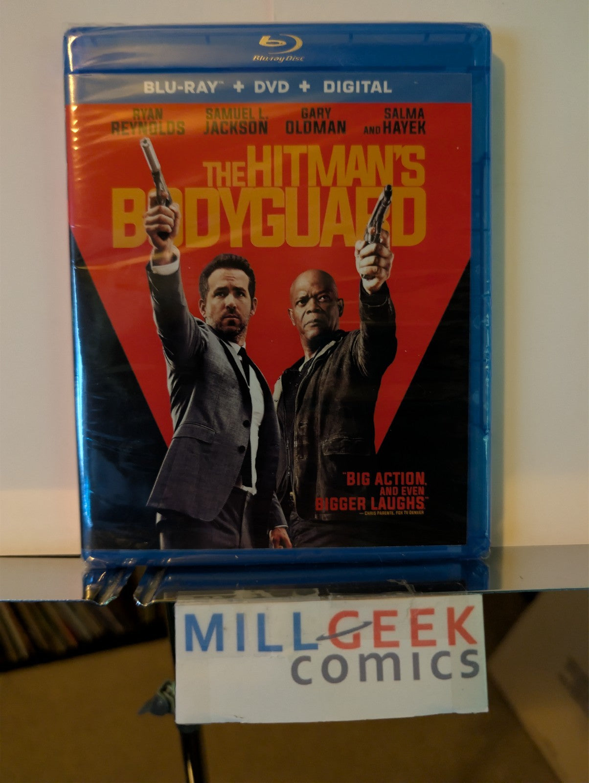 The Hitman's Bodyguard, Ryan Reynolds & Samuel L. Jackson (Blu-ray) -JD