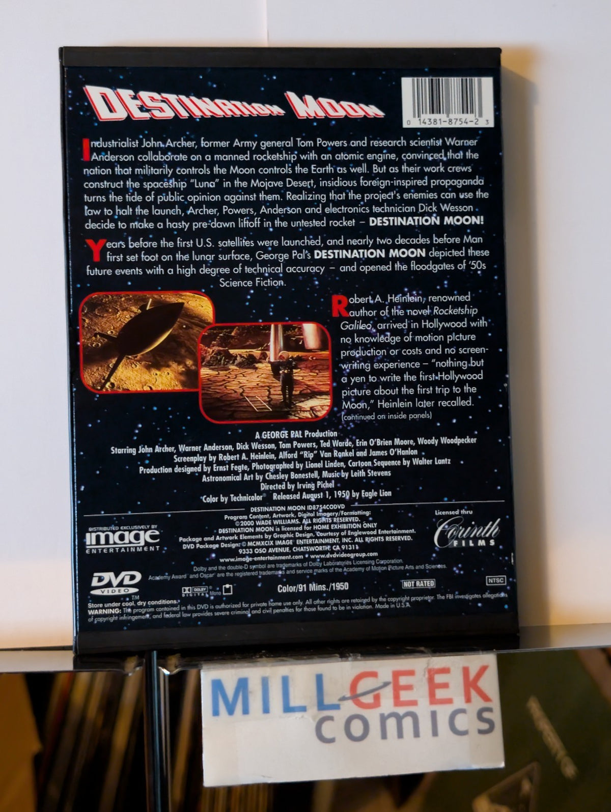 Destination Moon / The Time Machine, George Pal & H.G. Wells (DVD) -JD