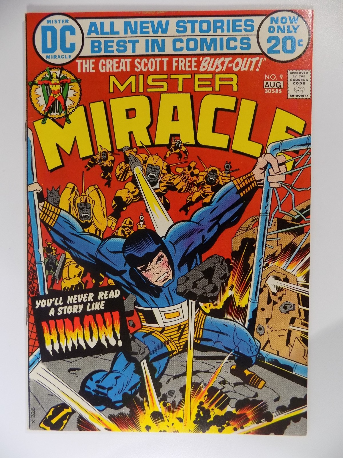 Mister Miracle #9 DC Comic August 1972 Near Mint-