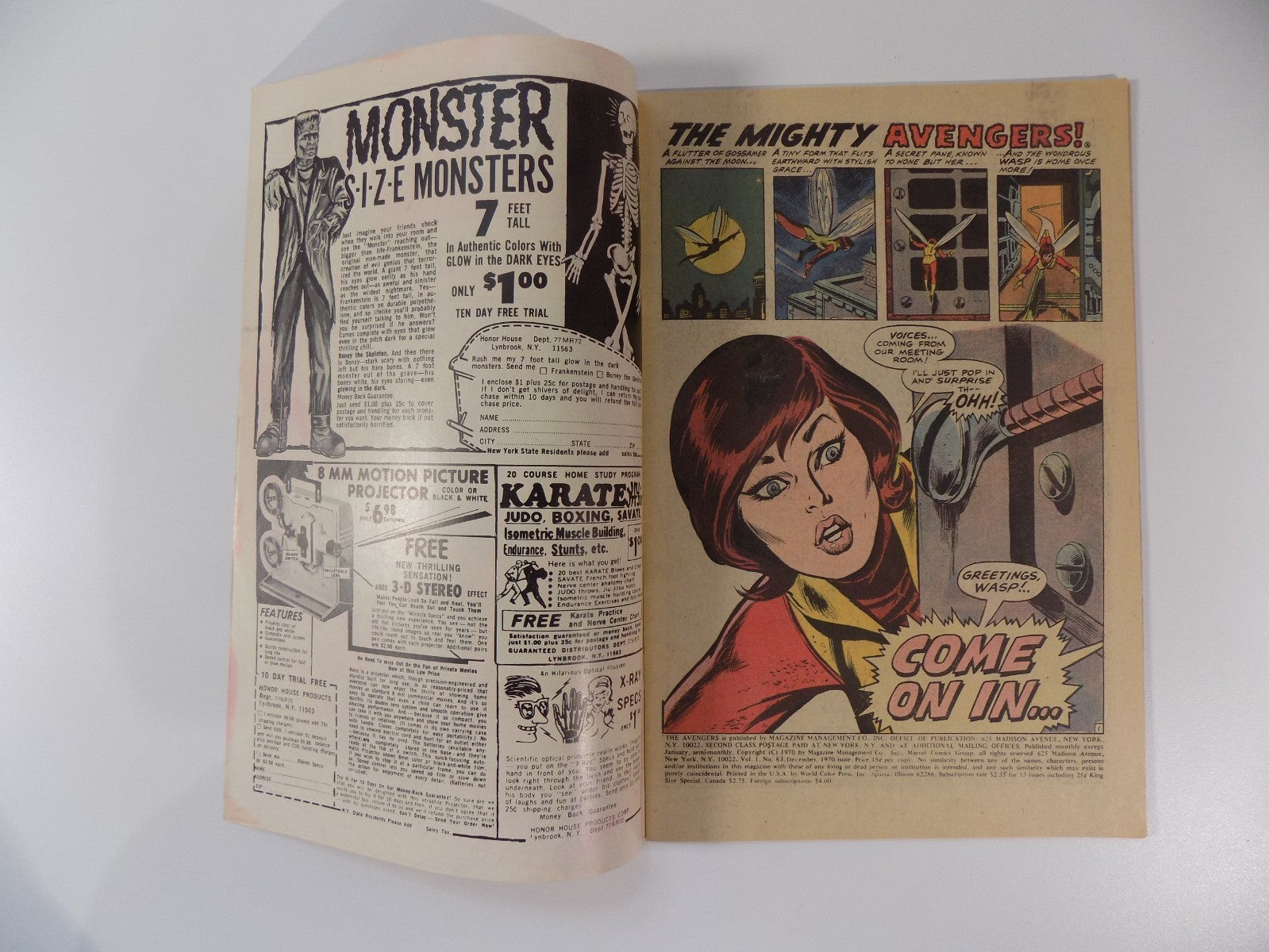 Avengers #83 Marvel Comic December 1970 Very Fine