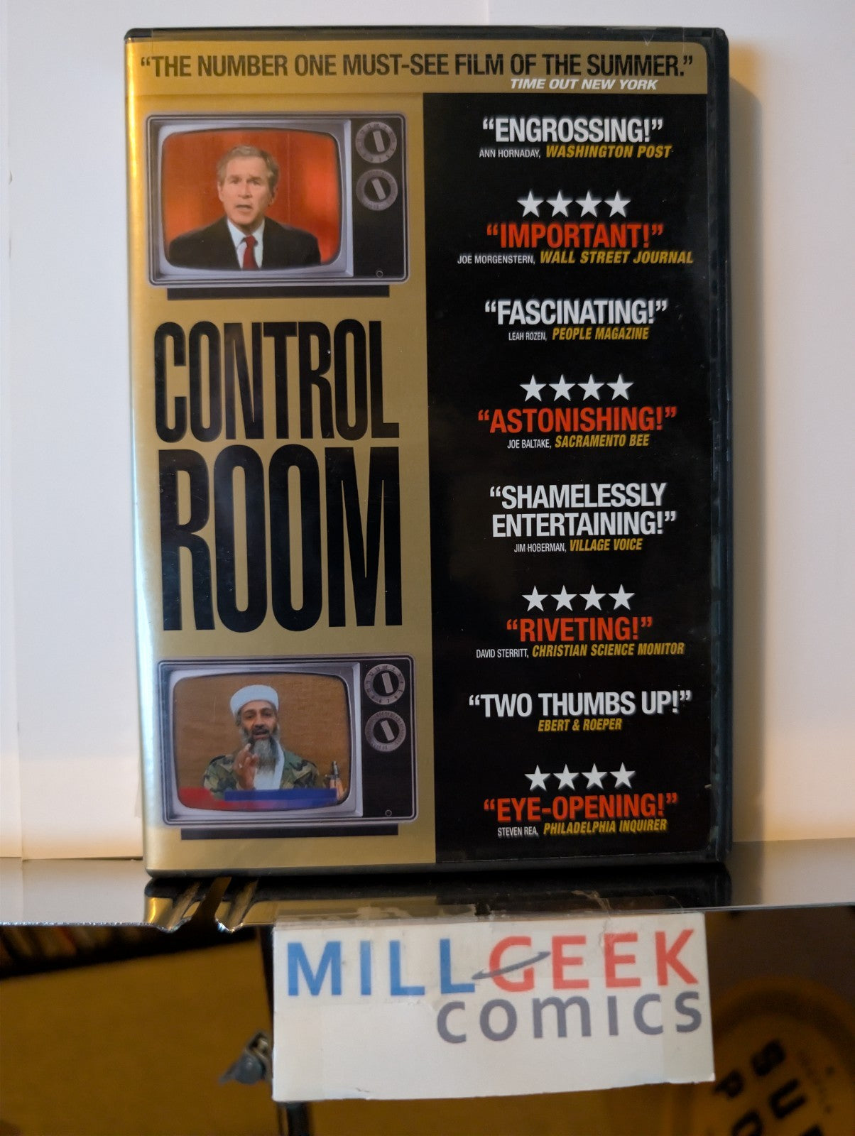 Gunner Palace / Fog of War / Why We Fight / Control Room, 4 Movie lot (DVD) -JD
