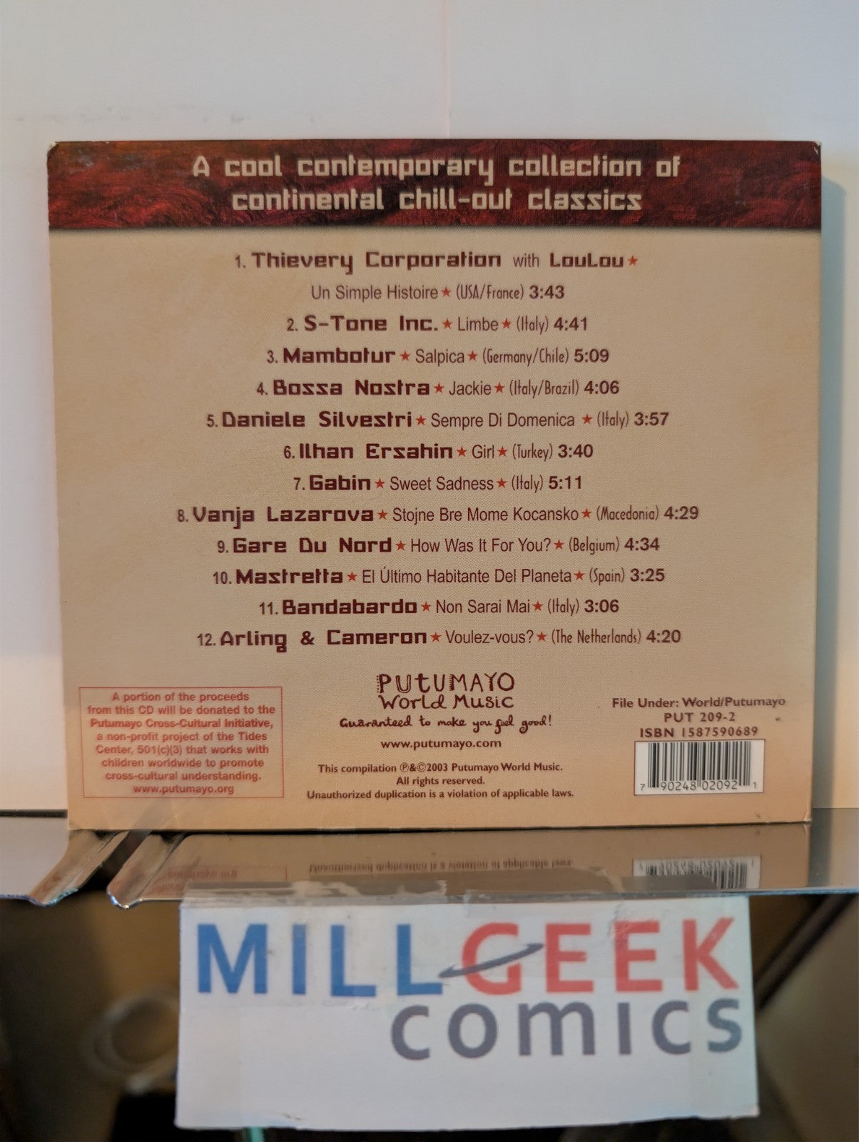 Lounge Ambient, 4 CDs (Arabic Groove, Euro Lounge, Are We Here?, Vangelis) -JD