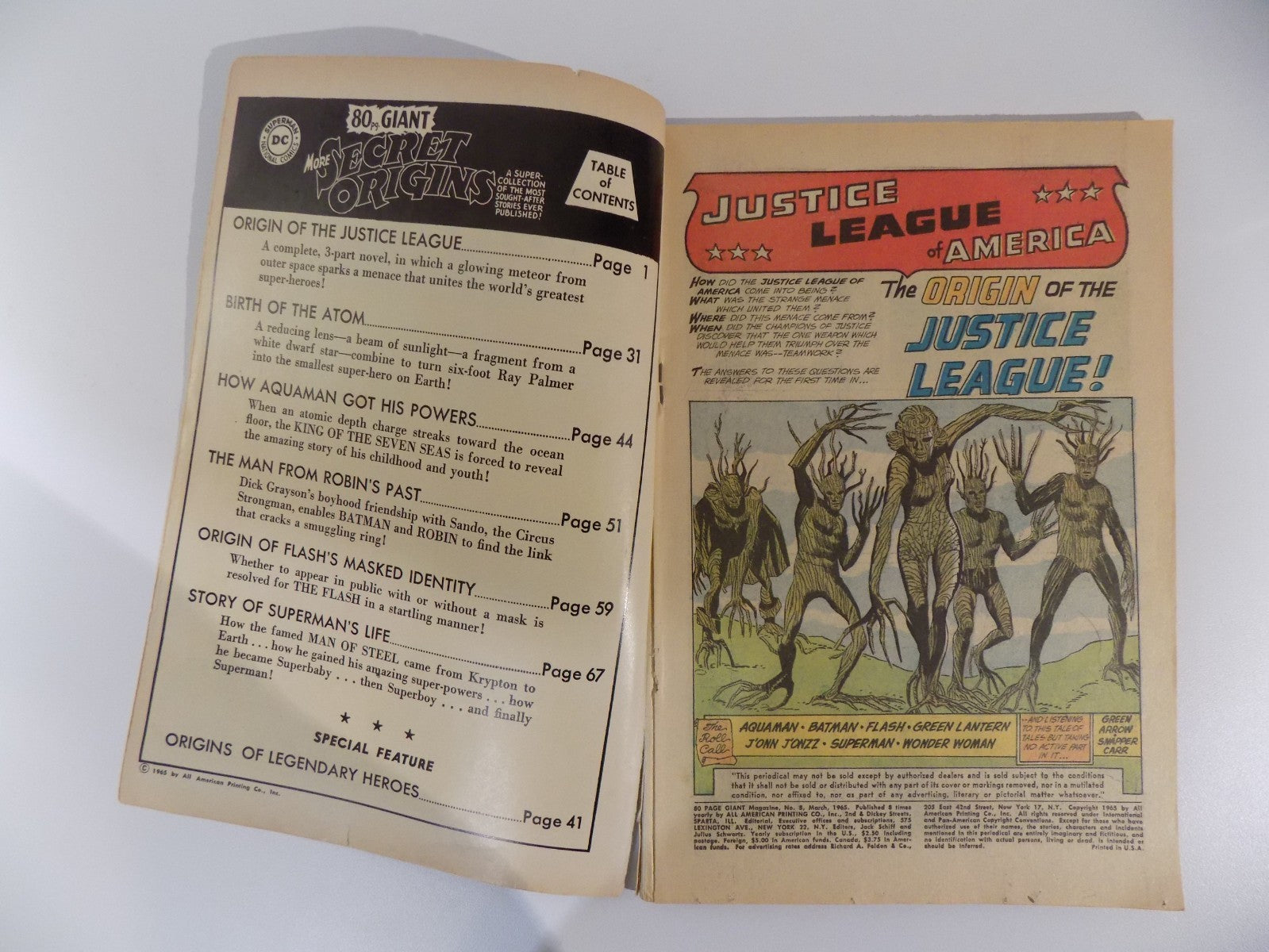 80 Page Giant #8 DC Comic March 1965 Fine-