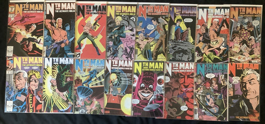 Nth Man: The Ultimate Ninja #1-16 Complete Comic Set, Marvel Comics, 1989