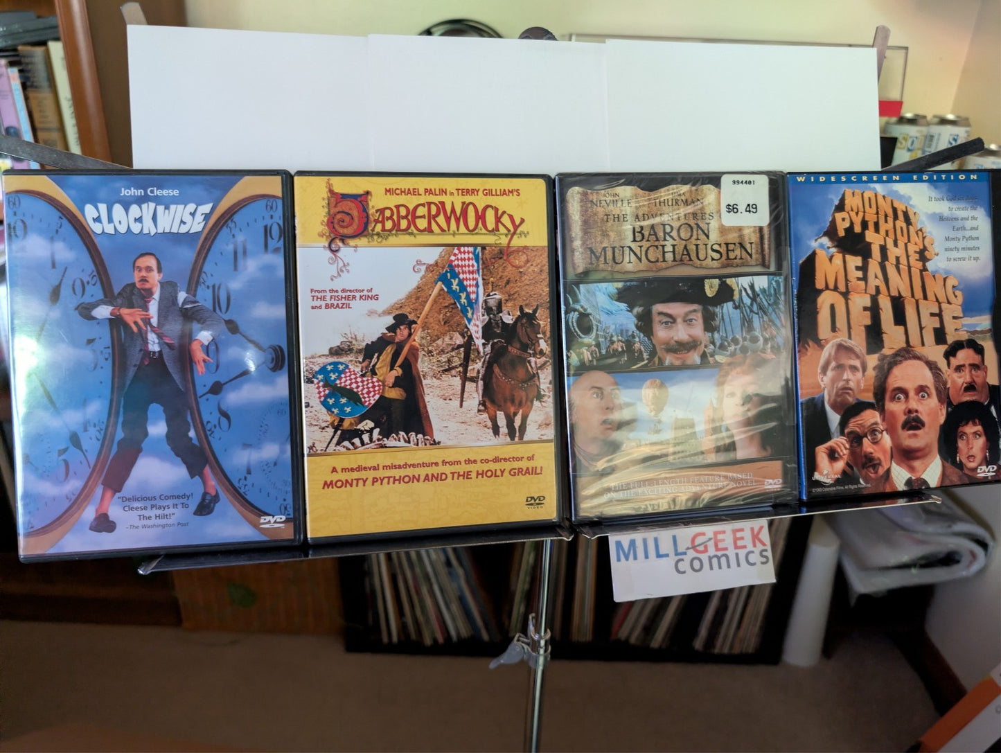 British Comedy 4 Movie Lot, John Cleese, Terry Gilliam, Eric Idle (DVD) -JD