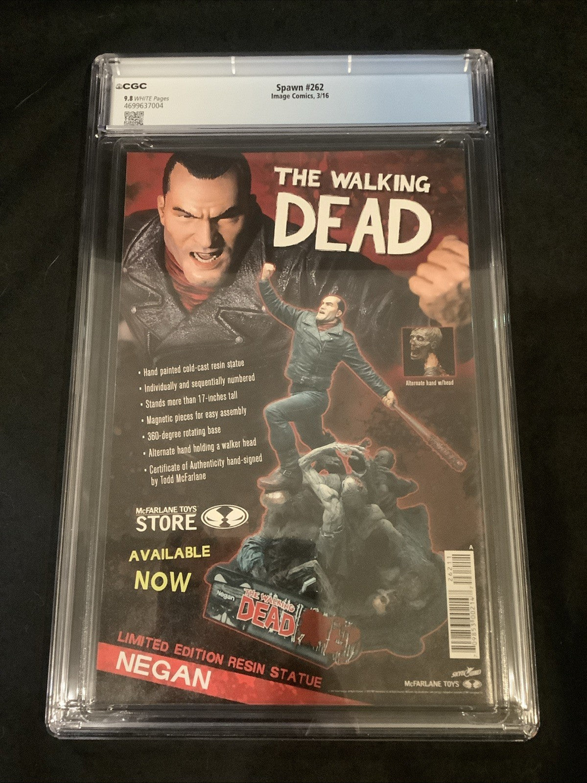 Spawn #262 (Image Comics) CGC Graded 9.8 (NM/M) Erik Larsen, Todd McFarlane