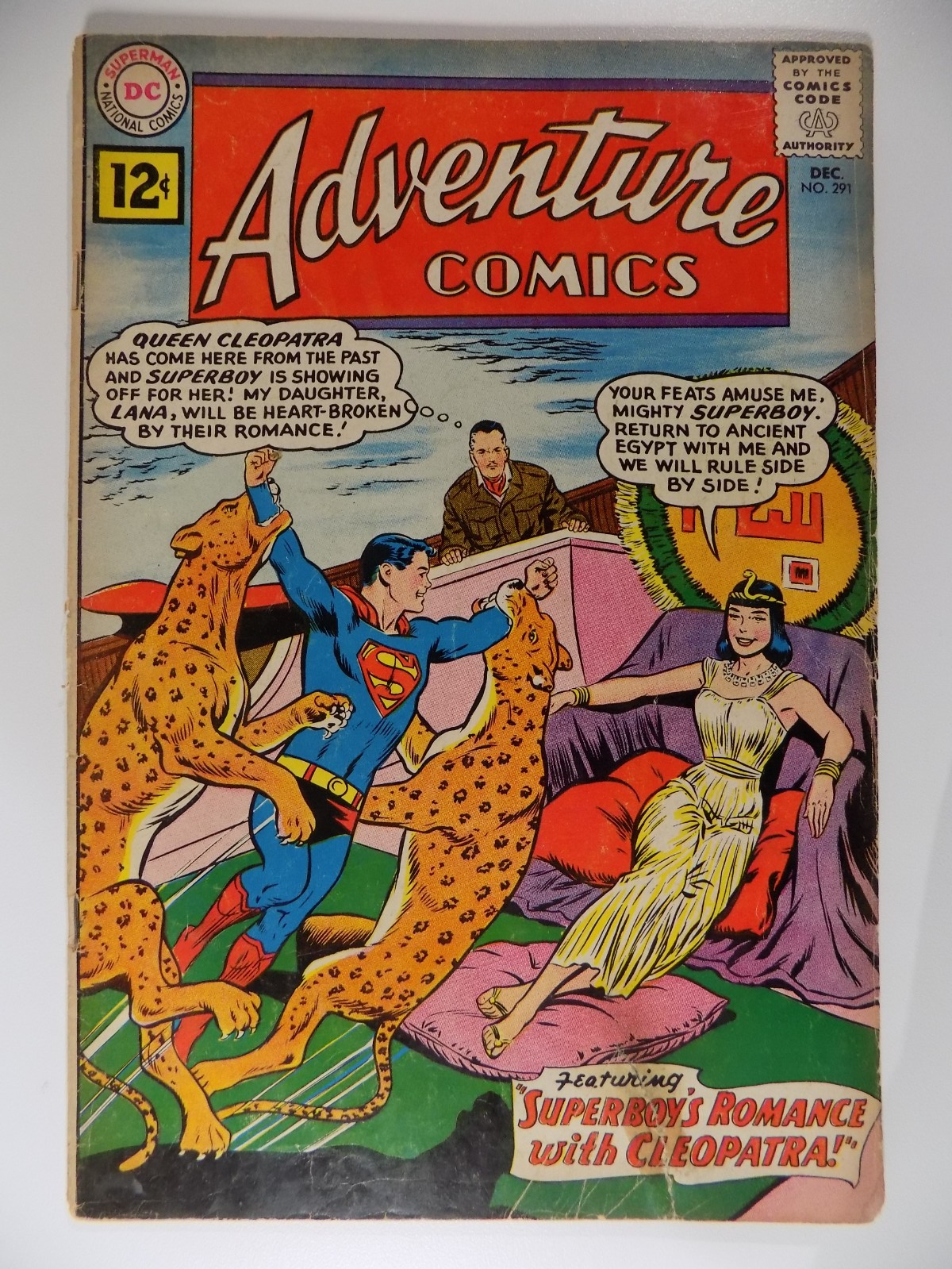 Adventure Comics #291 DC Comic Very Good+ December 1961