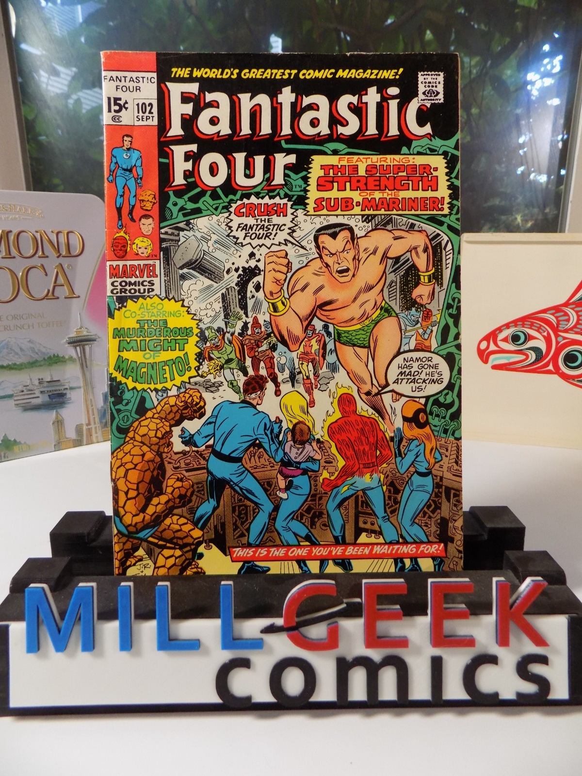 Fantastic Four #102 Marvel Comic September 1970 Very Fine-