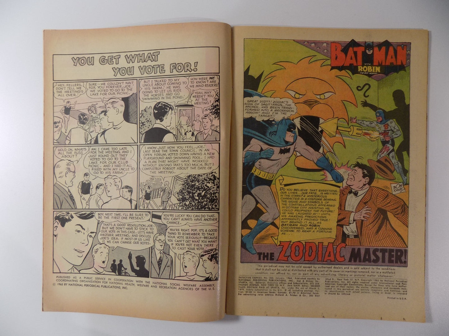 Detective #323 DC Comic January 1964 Fine/Very Fine