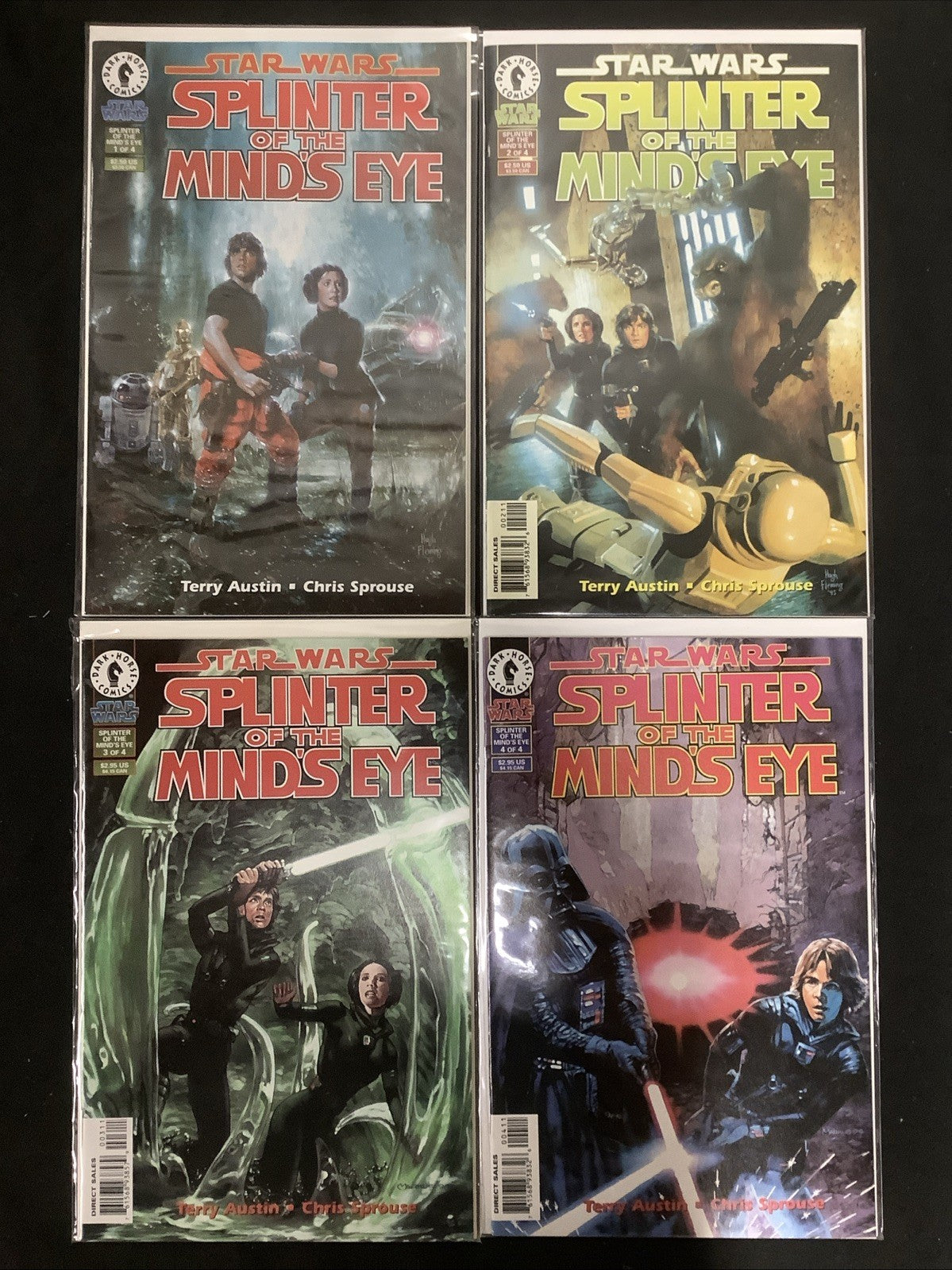 Star Wars: Splinter of the Mind's Eye #1-4 Complete Comic Set, Dark Horse, 1995