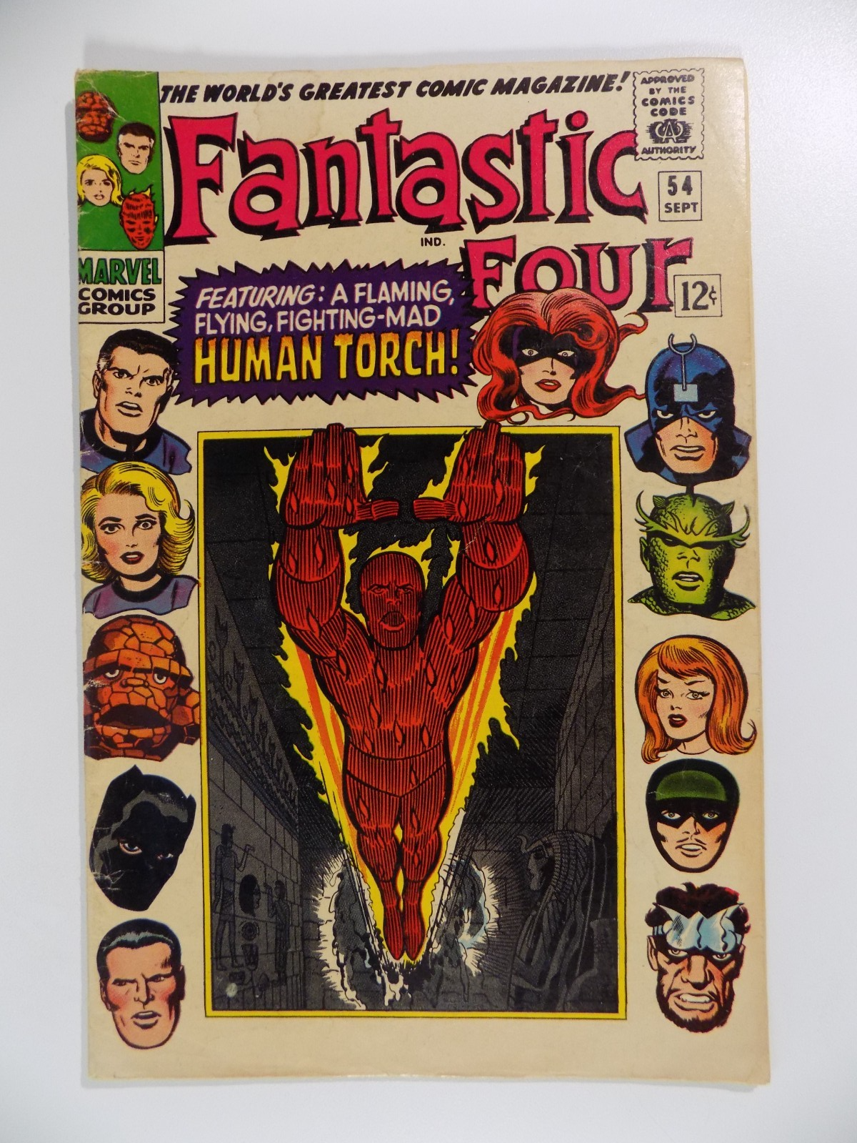 Fantastic Four #54 Marvel Comic September 1966 Fine+