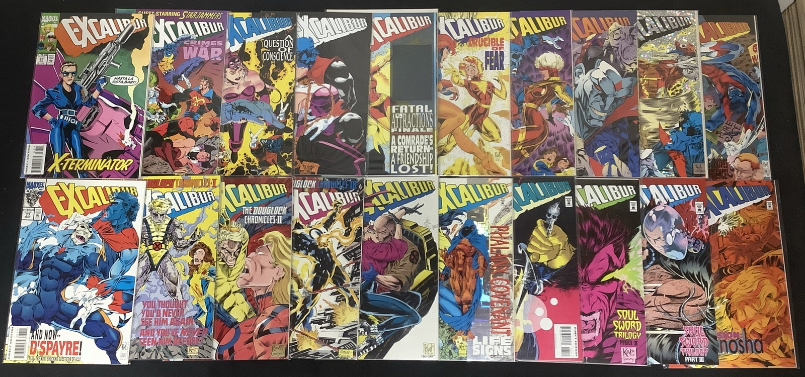 Excalibur #1-86 (Missing 7,37,43,55,58,63) + Annual #1-2 + Specials, Comic Lot