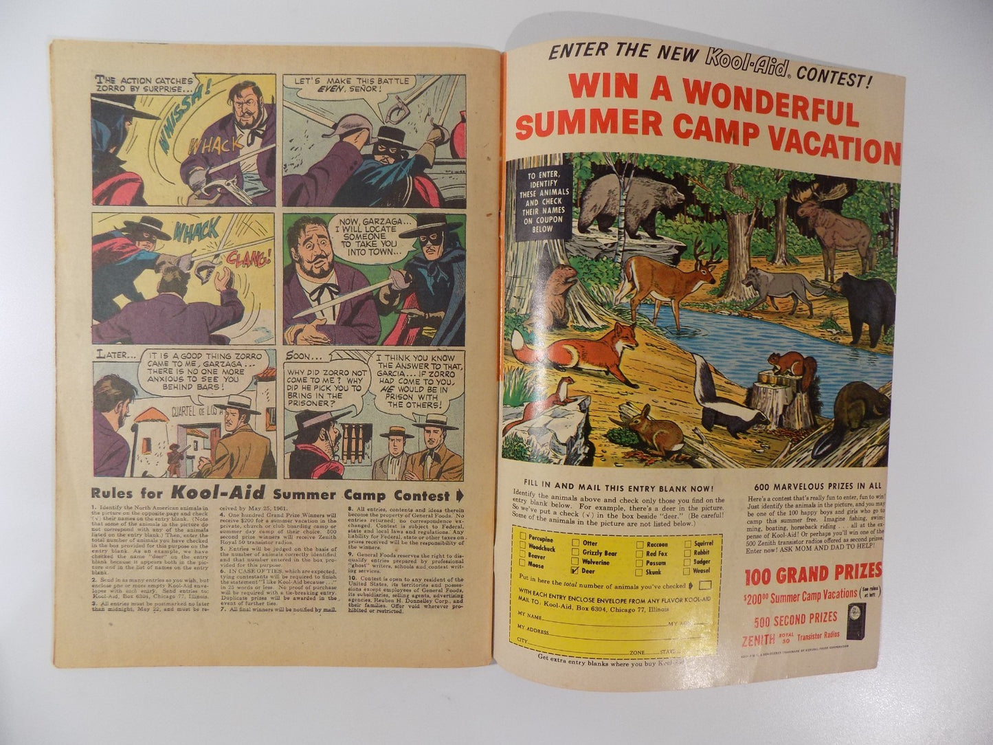 Zorro #14 Dell Comic August 1962 Very Fine-