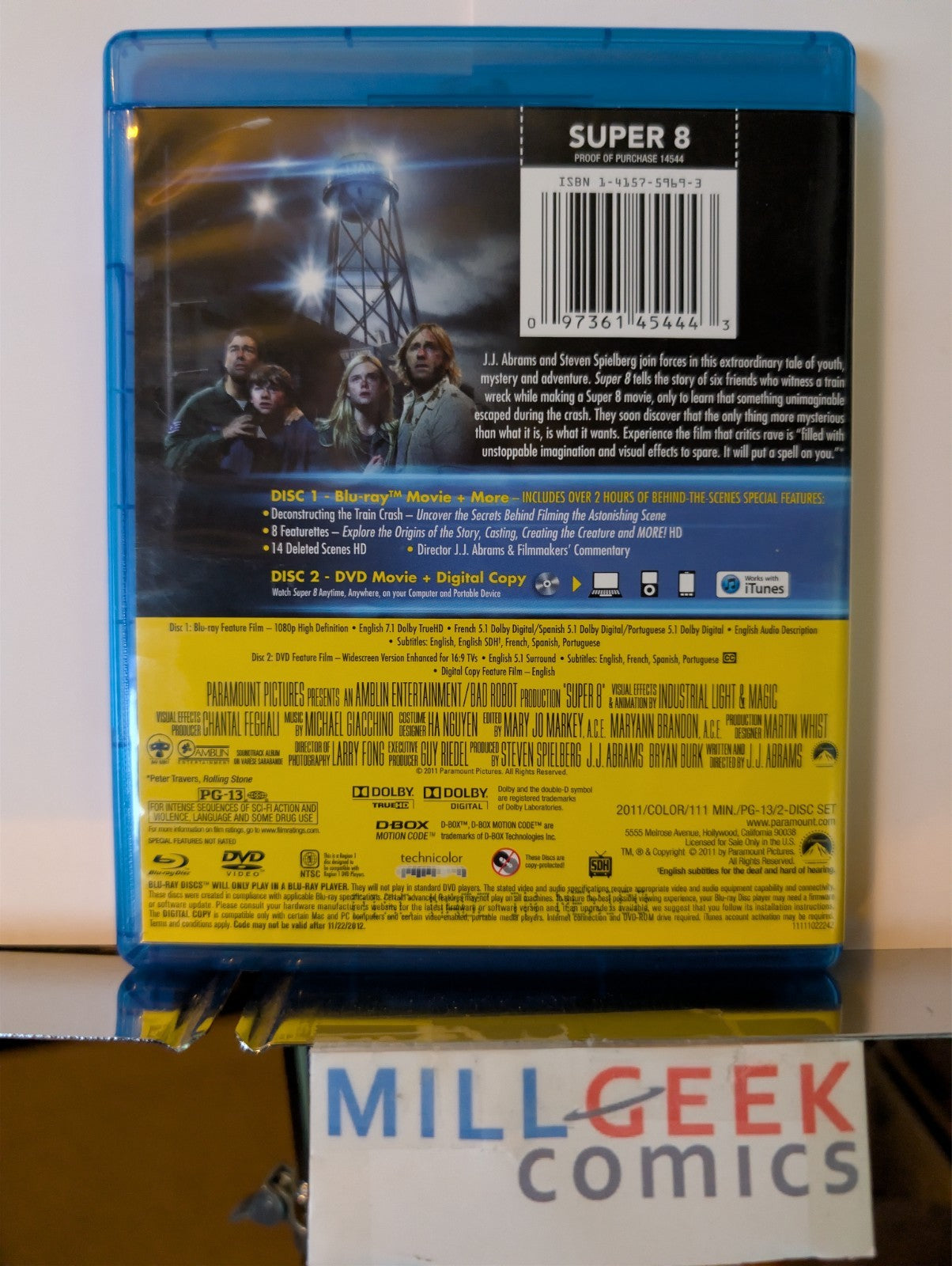 Ender's Game / Super 8, 2 Sci-Fi Movies (Blu-Ray) -JD