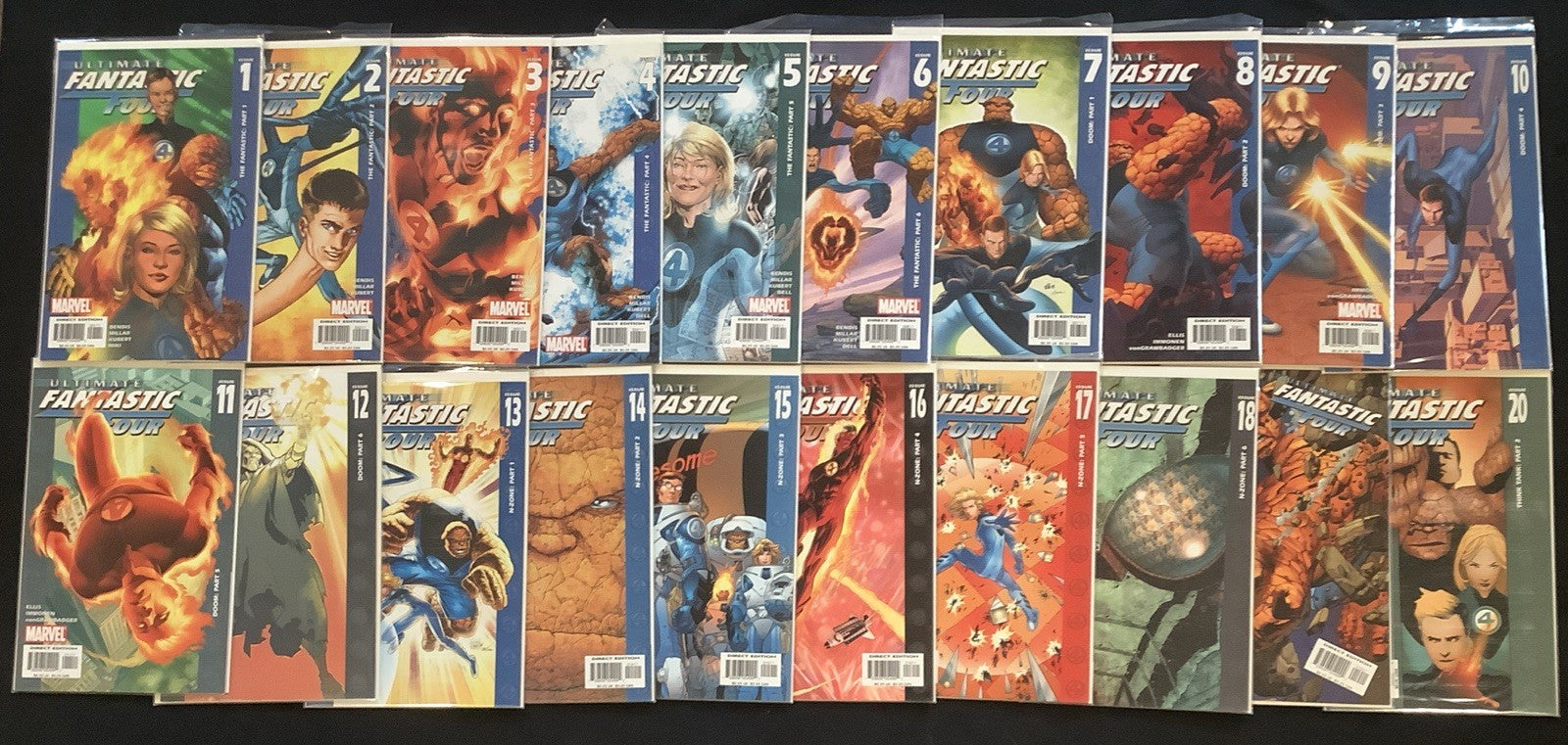 Ultimate Fantastic Four #1-60 + Annuals Complete Comic Set, 1st Marvel Zombies