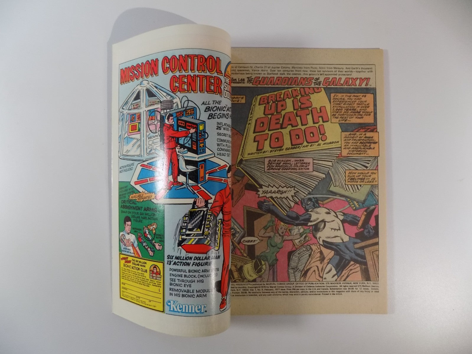 Marvel Presents: Guardians o/t Galaxy #9 Marvel Comic February 1977 Very Fine+