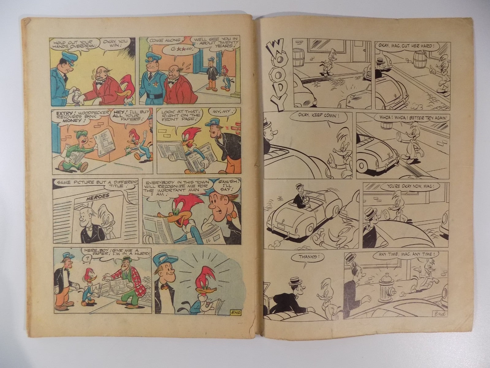 Four-Color #288 Woody Woodpecker Dell Comic 1950 Very Good