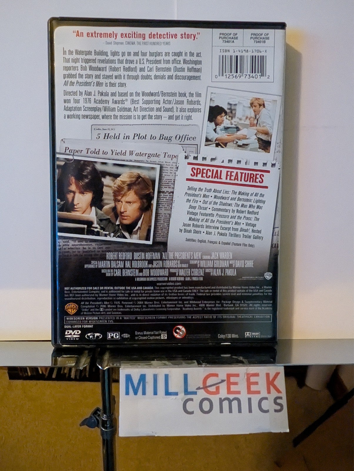 All the President's Men / Wag the Dog, 2 Movie Set (DVD) Like New -JD