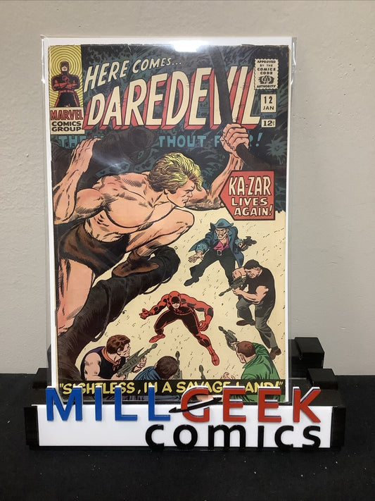 Daredevil #12 (1965) F- (5.5) Stan Lee/Jack Kirby, 1st App The Plunderer