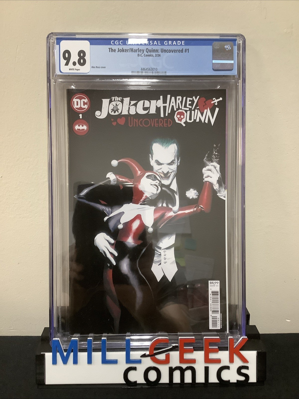 Joker/Harley Quinn Uncovered #1 (2024) CGC Graded 9.8 (NM/M) Alex Ross Cover