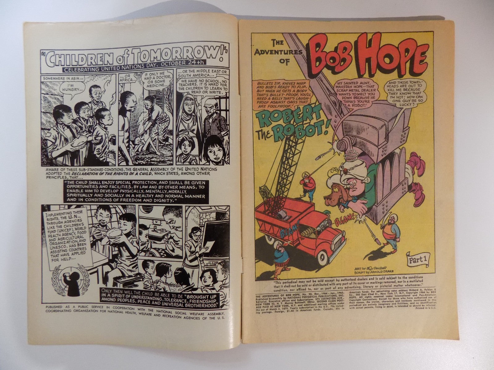 Bob Hope (The Adventures of) #90 DC Comic January 1965 Fine-