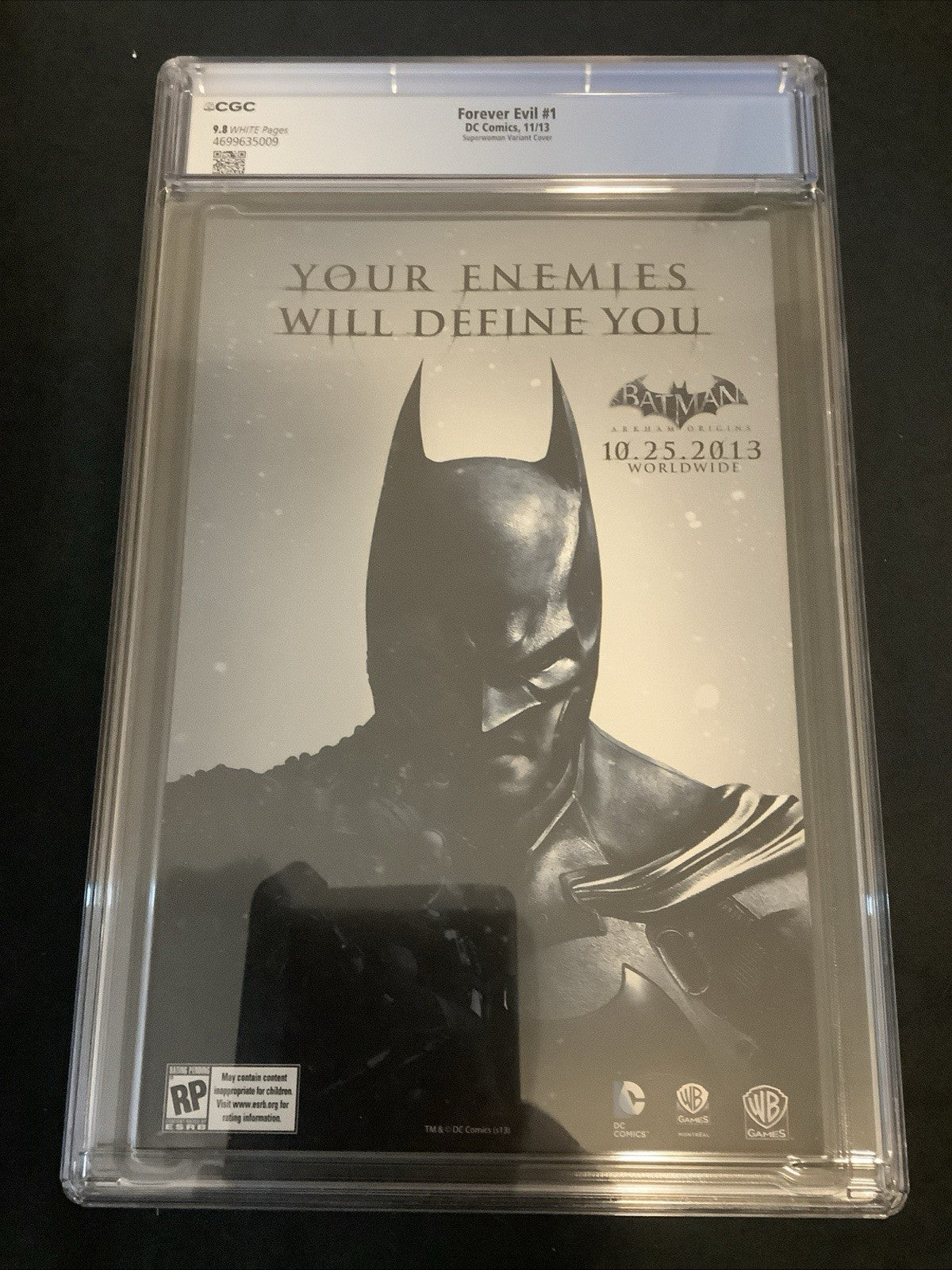 Forever Evil Variant Set, CGC Graded, Ivan Reis Superwoman/Owlman/Ultraman, 2013