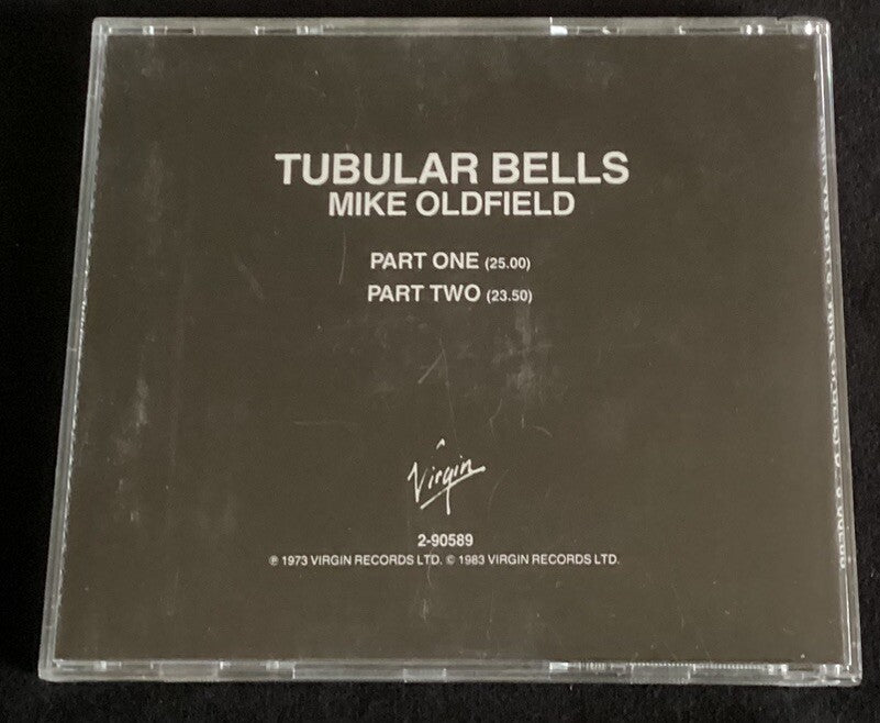Mike Oldfield - TUBULAR BELLS (CD, 1983, Virgin, No Barcode, Like New) -JD