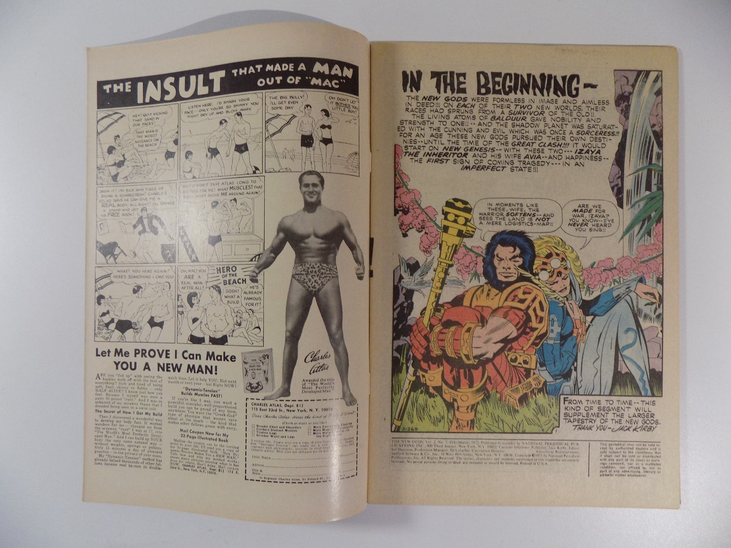 New Gods #7 DC Comic March 1972 Very Fine+