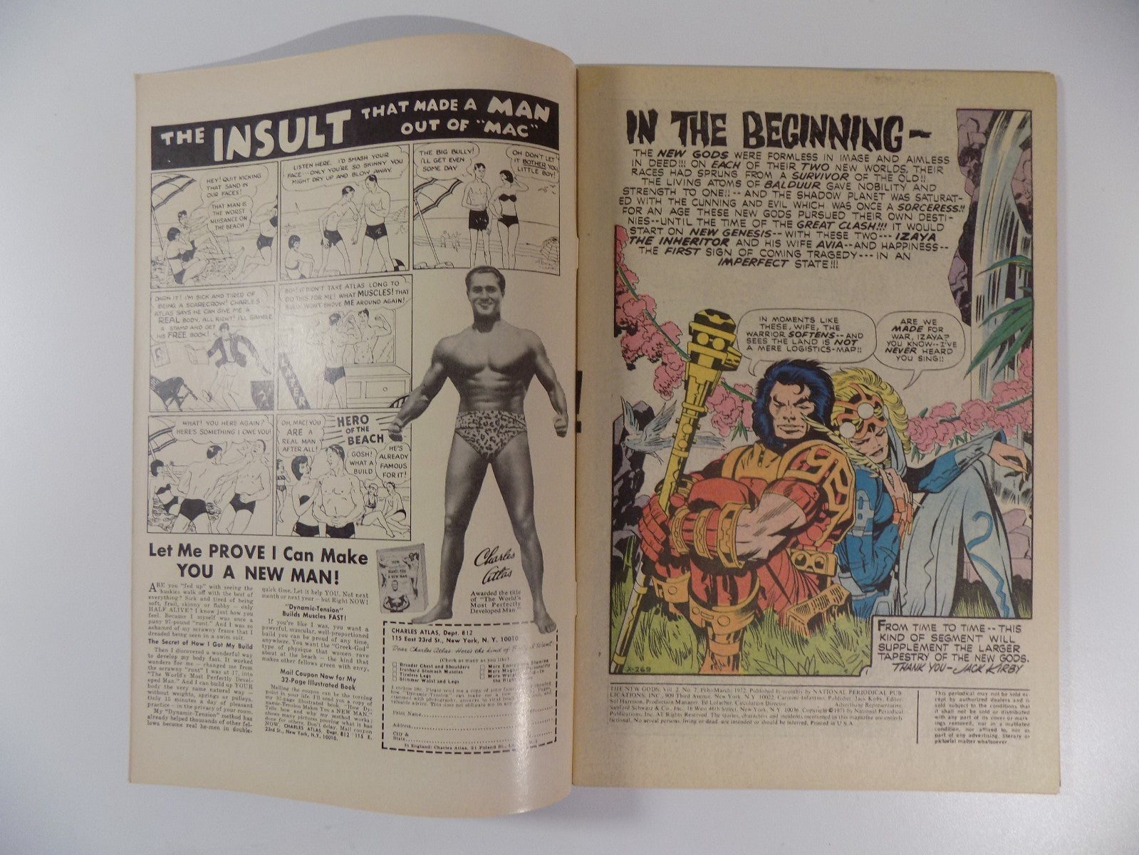 New Gods #7 DC Comic March 1972 Very Fine+